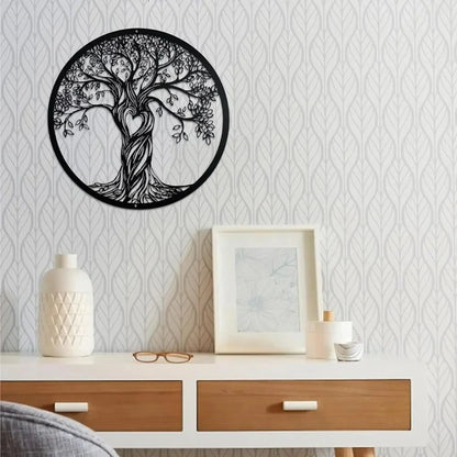 Modern Metal Tree Wall Decor - Luxicro