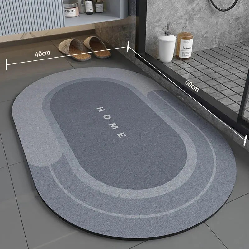 Non-slip Bath Mat Quick-dry Shower Floor Mat