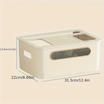 Compact Wi-Fi Router Storage Case with Cord Manager
