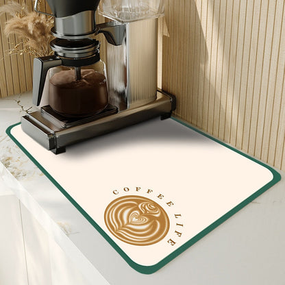 Grip Kitchen Rug for Drying Dishes Securely