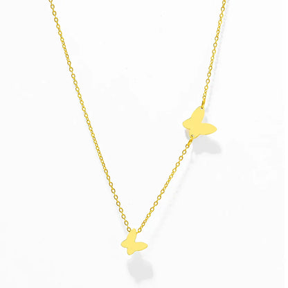 Dainty Butterfly Charm Necklace