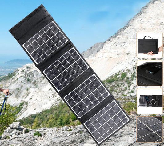 Compact Solar Powered Travel Battery Charger - Luxicro