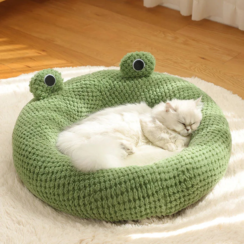 Cozy Pet Hideaway Frog Plush House - Luxicro