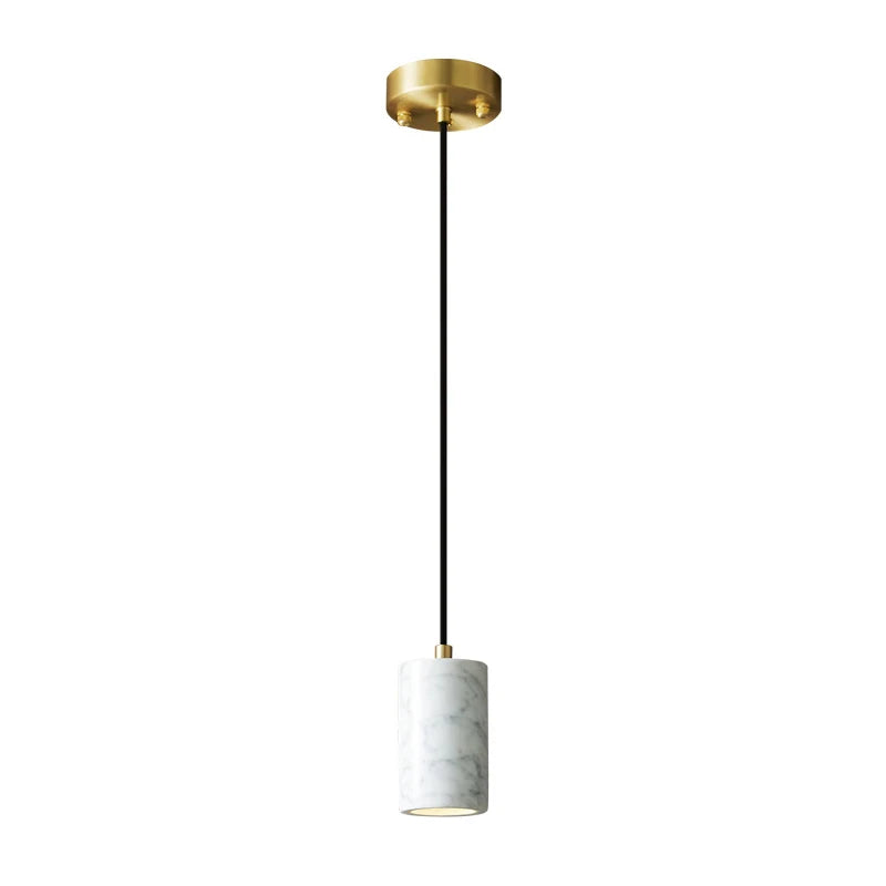 Elegant Stone Pendant LED Lamp