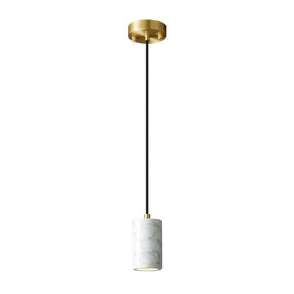 Elegant Stone Pendant LED Lamp
