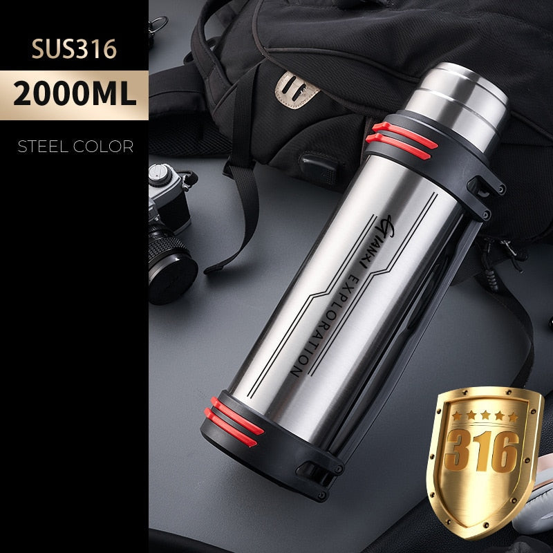 Big Thermal Metal Hydration Bottle