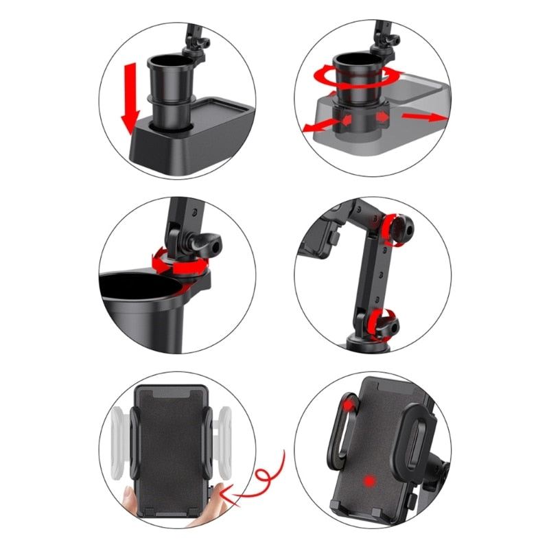 Universal Car Phone Holder Mount Cradle Stand