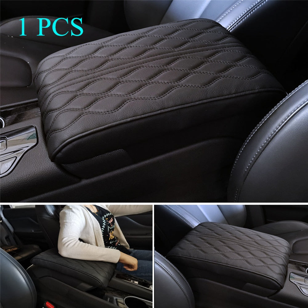 Premium Leather Auto Armrest Cover - Luxicro