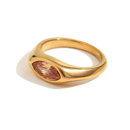 Premium 18k Gold Diamond Solitaire Engagement Ring