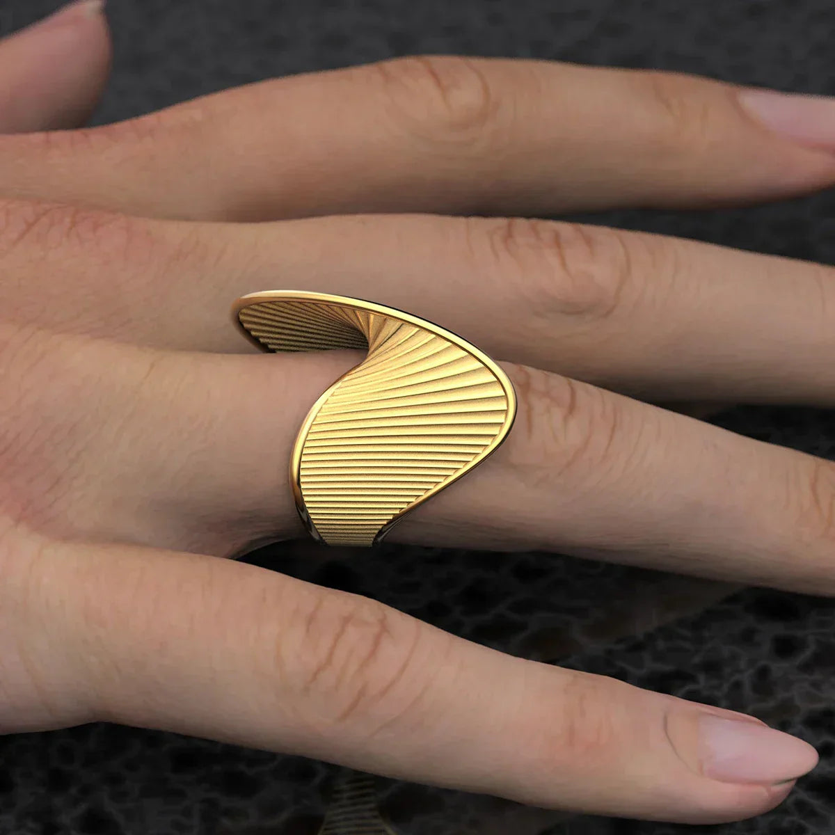 Stylish Geometric Design Ring