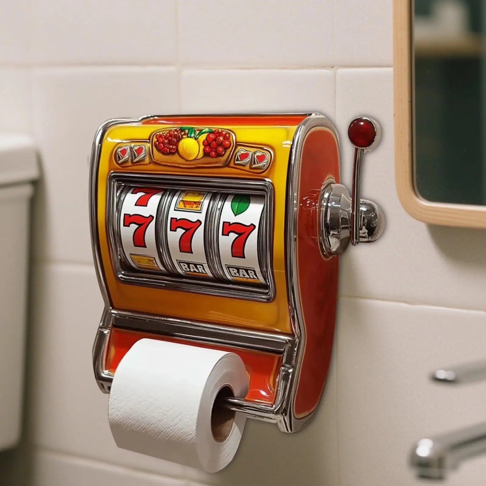 Fun Casino Style Toilet Paper Holder - Luxicro