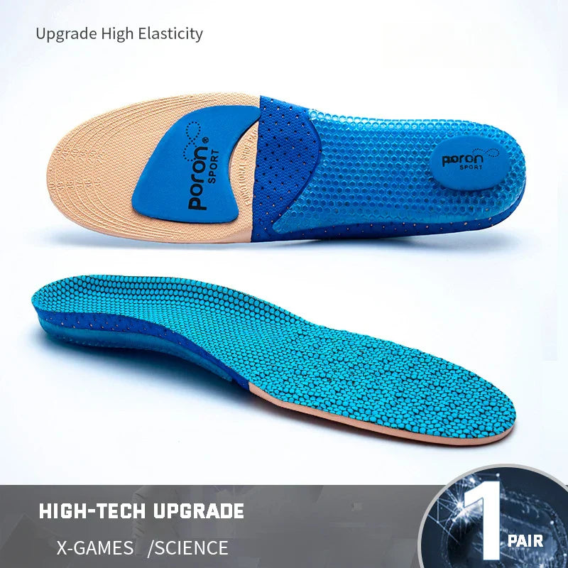Comfortable Shoe Insoles with Arch Support and Cushioning