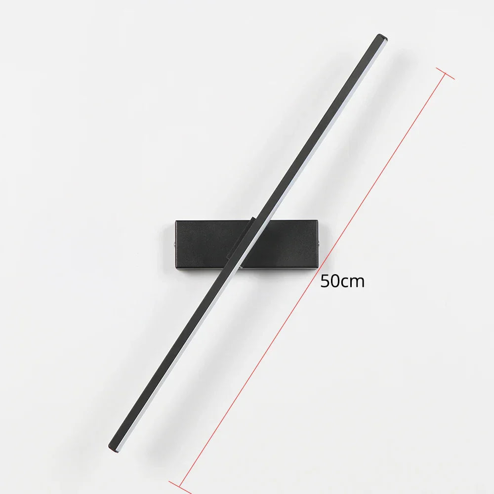 Slim Adjustable LED Wall Lamp with 330° Rotation
