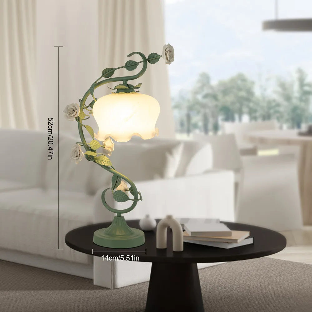 Elegant Flower Desk Lamp