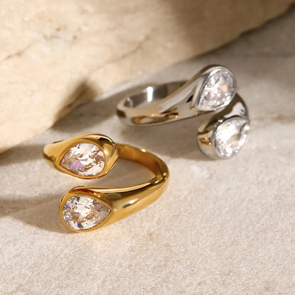 Shining Silver Halo Ring