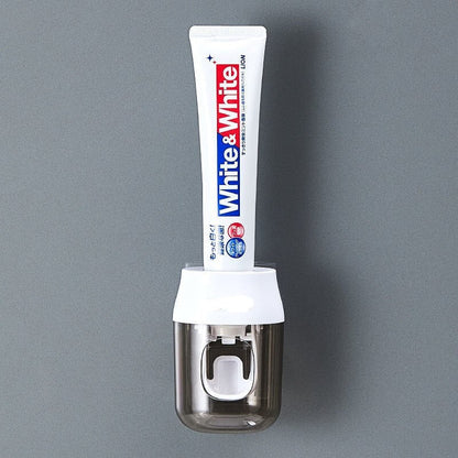 Bathroom Wall Mount Toothbrush Mouthwash Holder - Luxicro