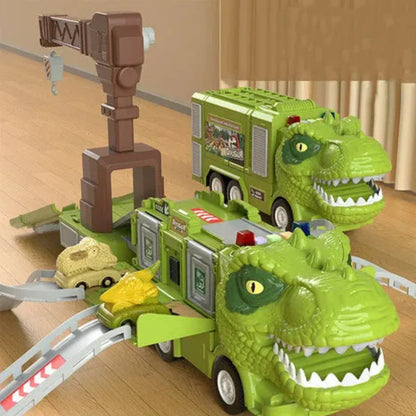 Fun Dinosaur Model Vehicle Set
