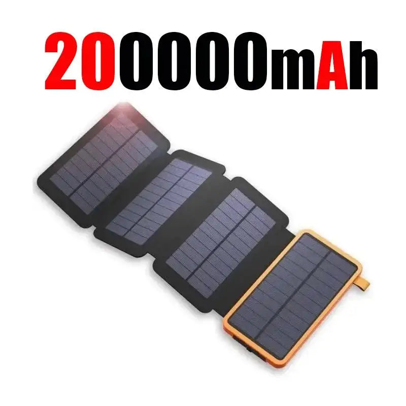 Compact Solar Powered 20000mAh Travel Charger