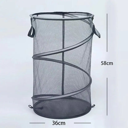 Collapsible Laundry Basket with Carry Handles