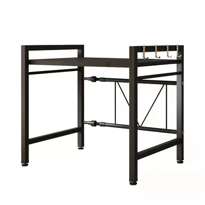 Compact Folding Stainless Steel Kitchen Storage Rack - Luxicro