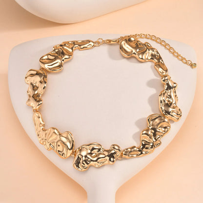 Glowing Red Chain Choker Necklace