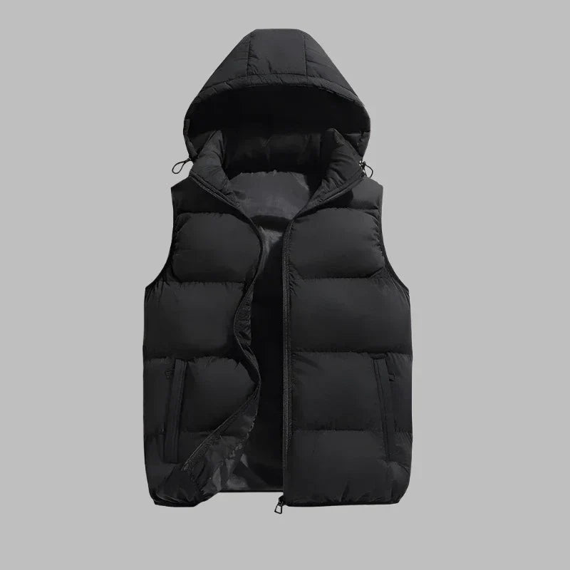 Men's Lightweight Hooded Vest - Luxicro
