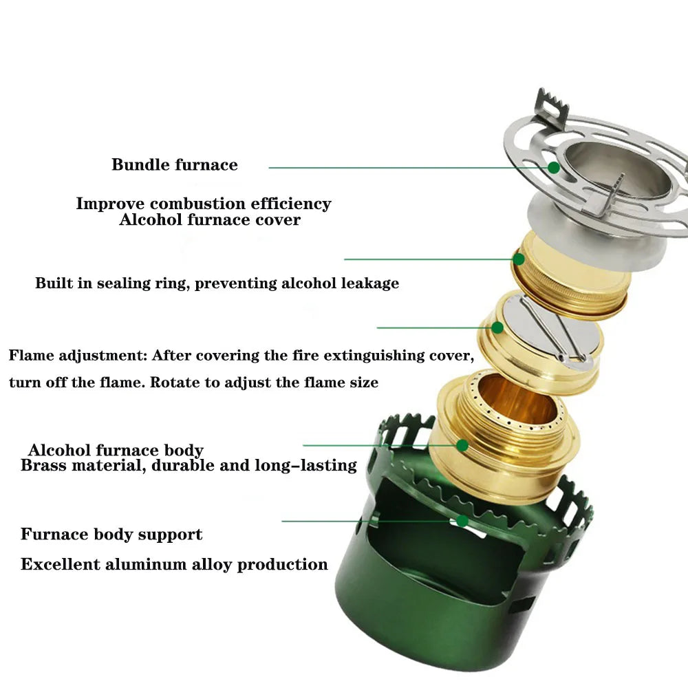 Compact Lightweight Camping Stove for Outdoor Use