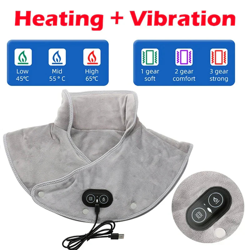 Warm Relaxing Heat Massage Wrap with Vibration Therapy