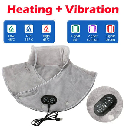 Warm Relaxing Heat Massage Wrap with Vibration Therapy