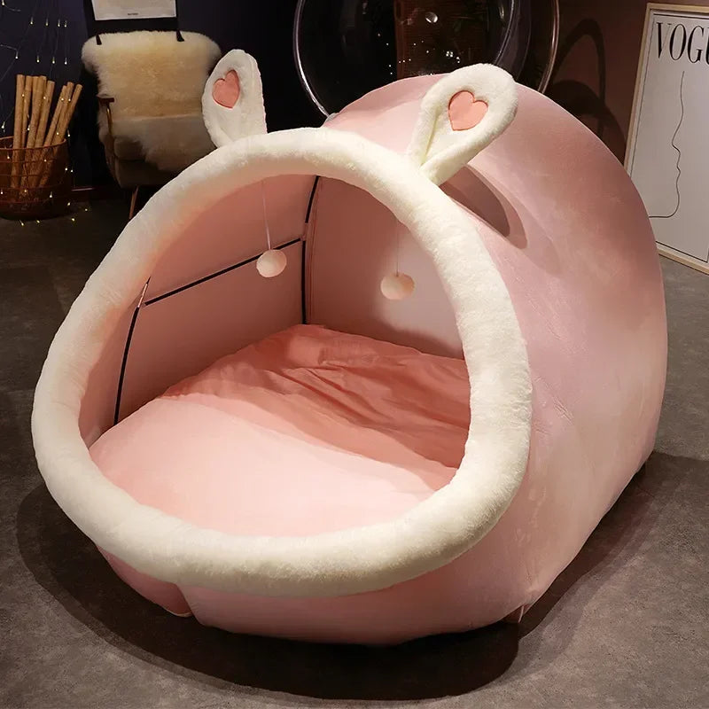 Cute Rabbit Kids Playhouse Tent