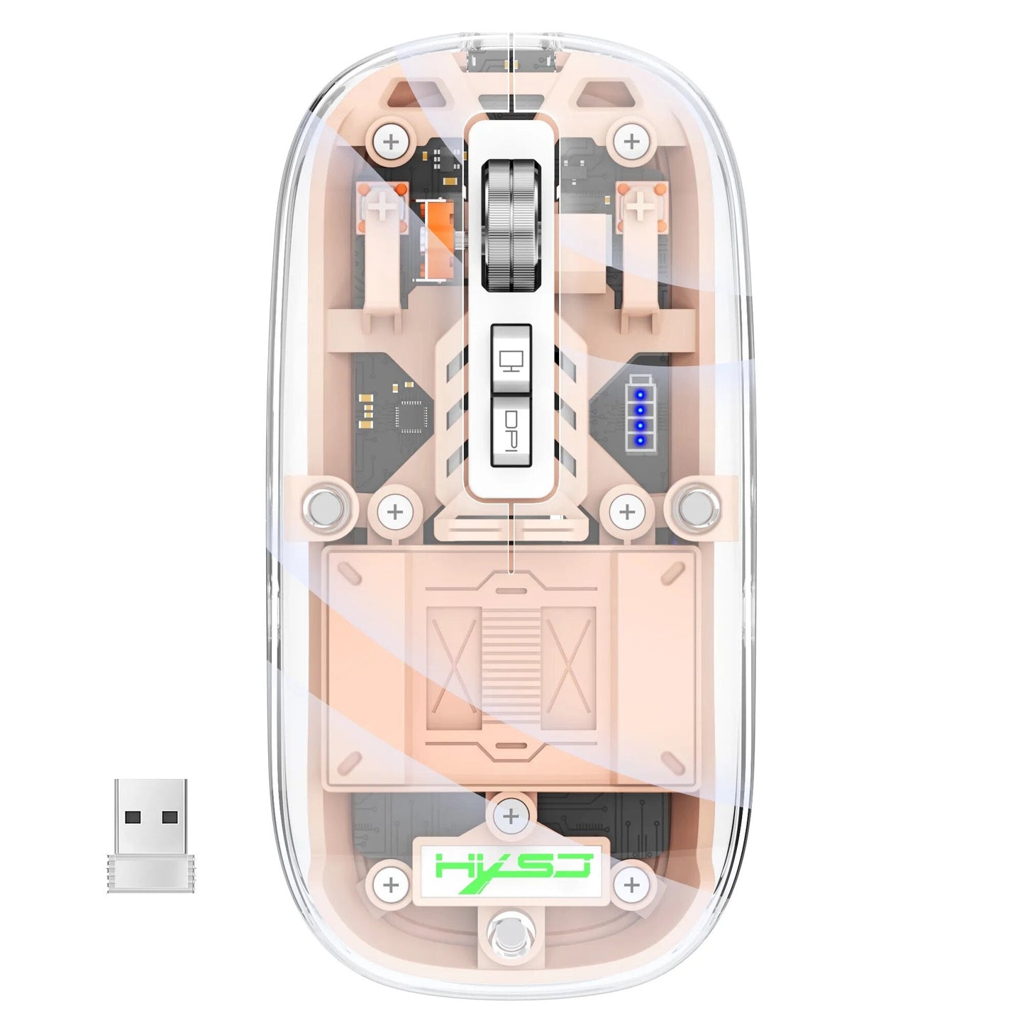 Compact Cordless USB Computer Mouse - Luxicro