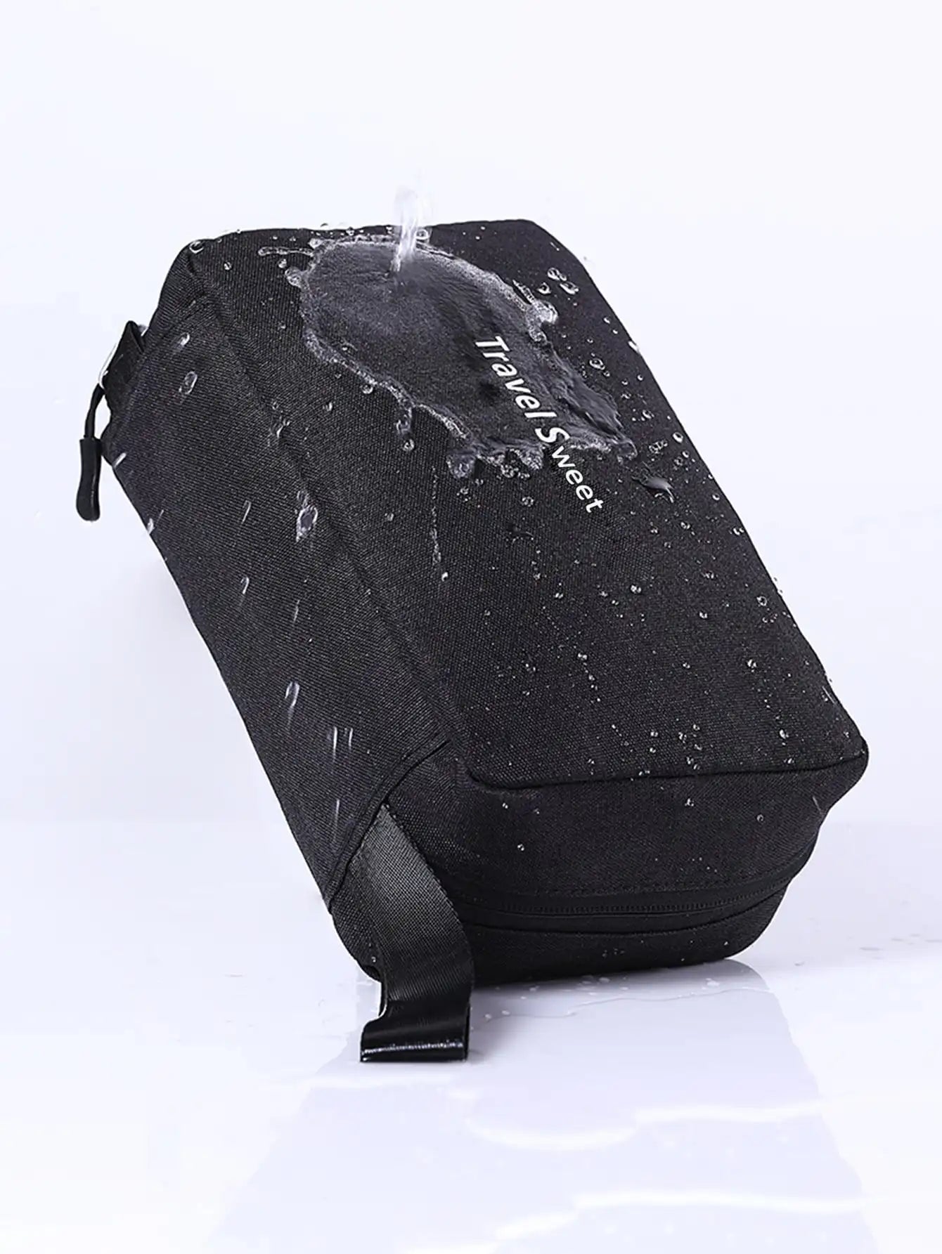 Compact Travel Toiletry Bag with Wet Dry Separation