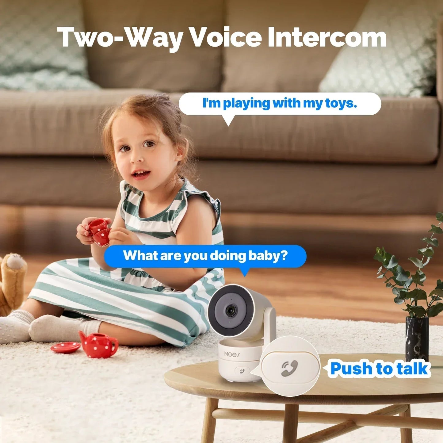 Wireless Smart Home Security Camera 4MP HD WiFi