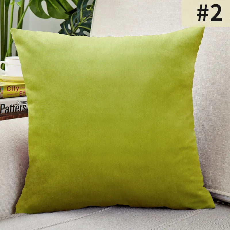 Plush Velvet Pillowcase for Luxury Living Rooms