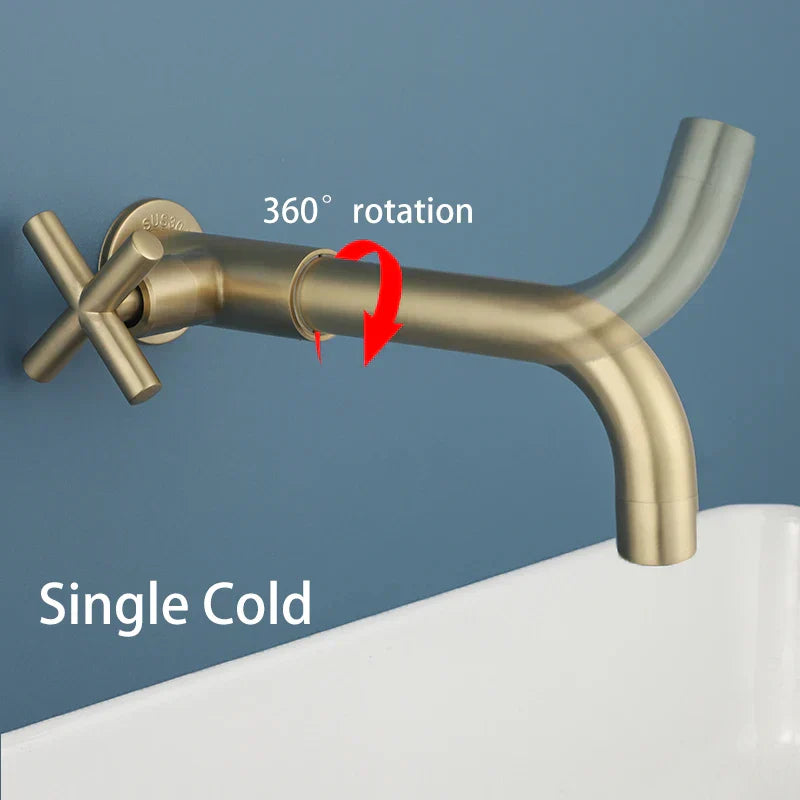 Contemporary Waterfall Bathroom Sink Faucet