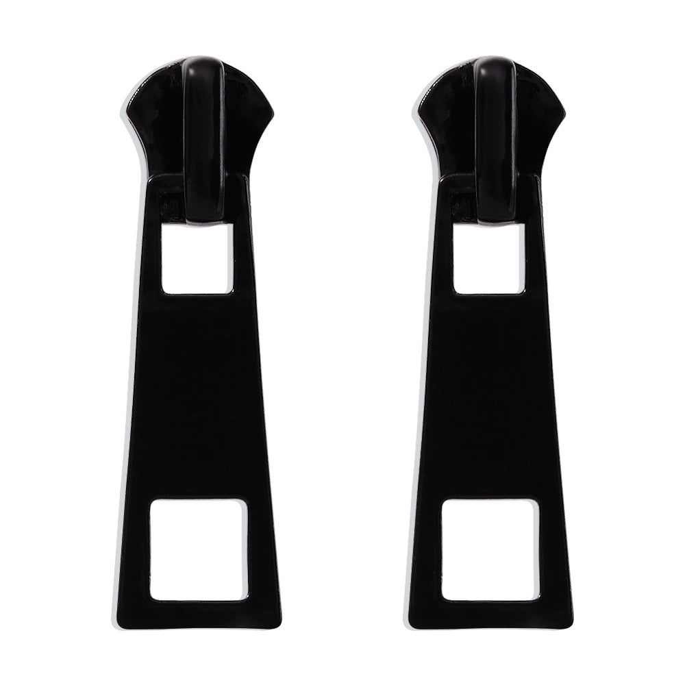 Tiny Cute Zipper Earrings