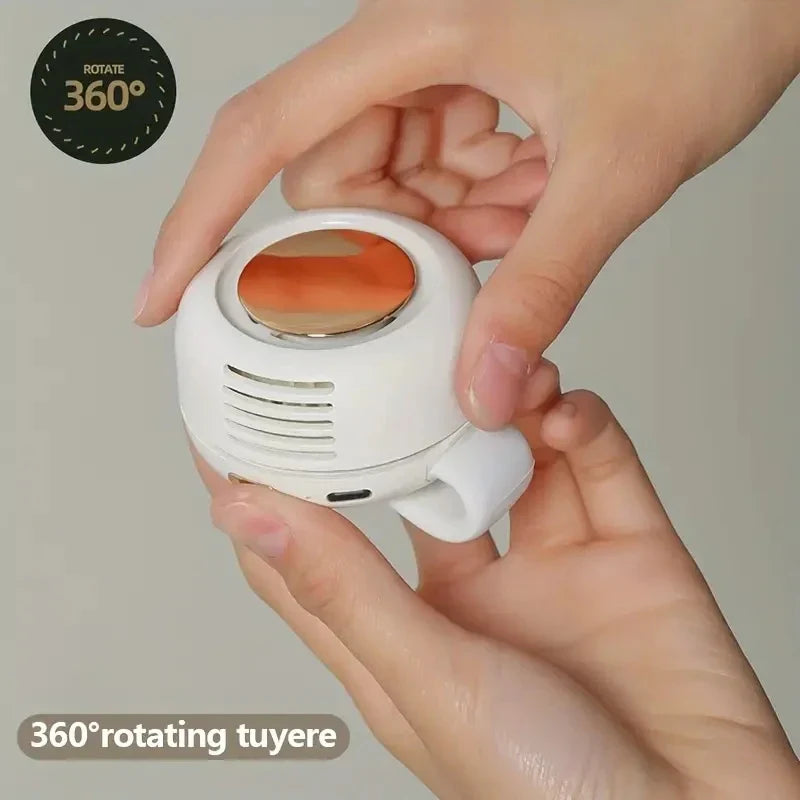 Compact Portable Clip Fan with USB Rechargeable Design
