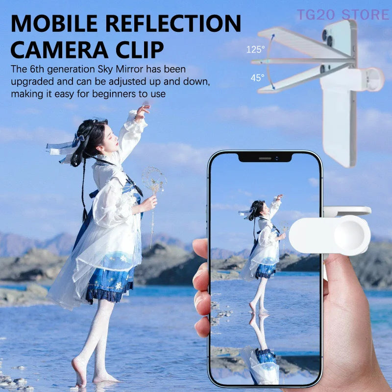 Premium Phone Camera Reflection Clip Accessory Kit