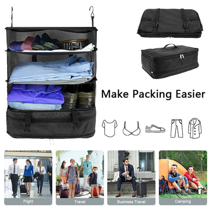 Compact Travel Bag Organizer Shelf