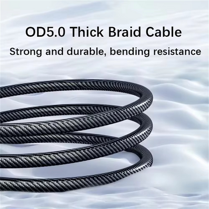 Fast Type-C 120W Quick Charge Cable with LED Indicator - Luxicro