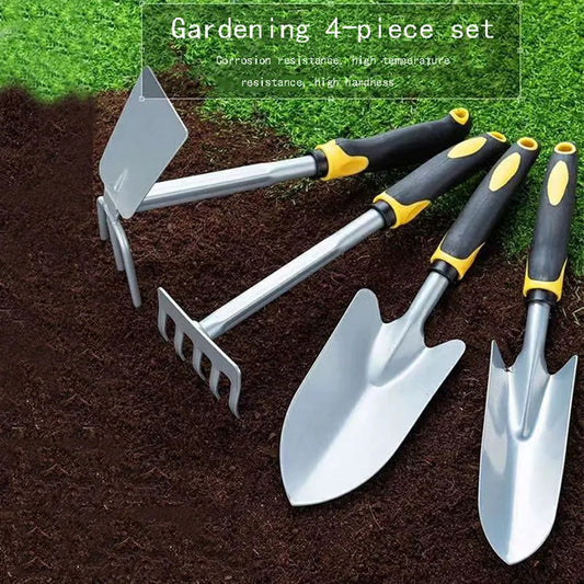 Complete 4-Piece Gardening Tool Set - Luxicro