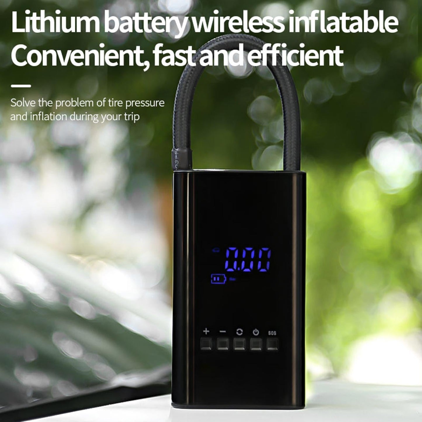 Portable LED Digital Air Compressor Kit