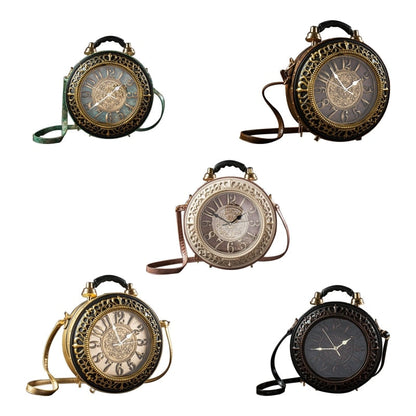 Unique Retro Style Crossbody Clock Bag
