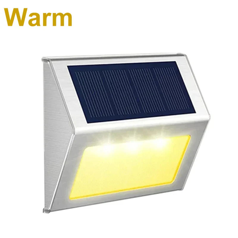 Waterproof Solar Step Light Stainless Steel - Luxicro