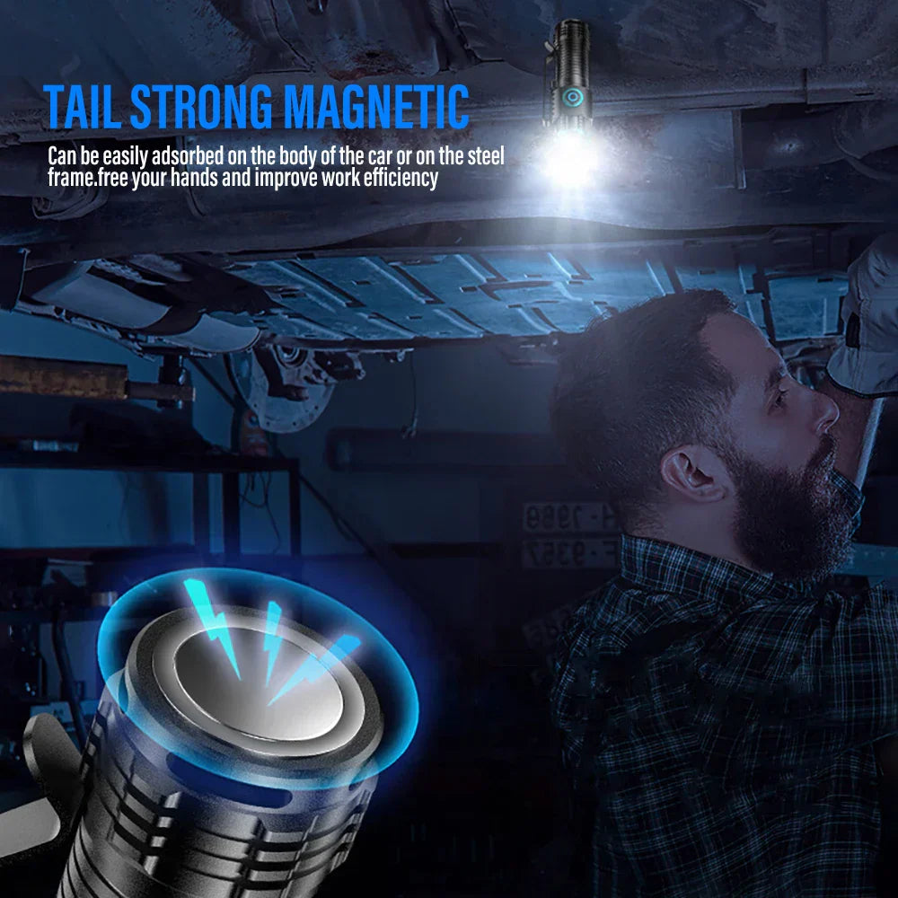 Bright Portable LED Torch 1000 Lumen Flashlight