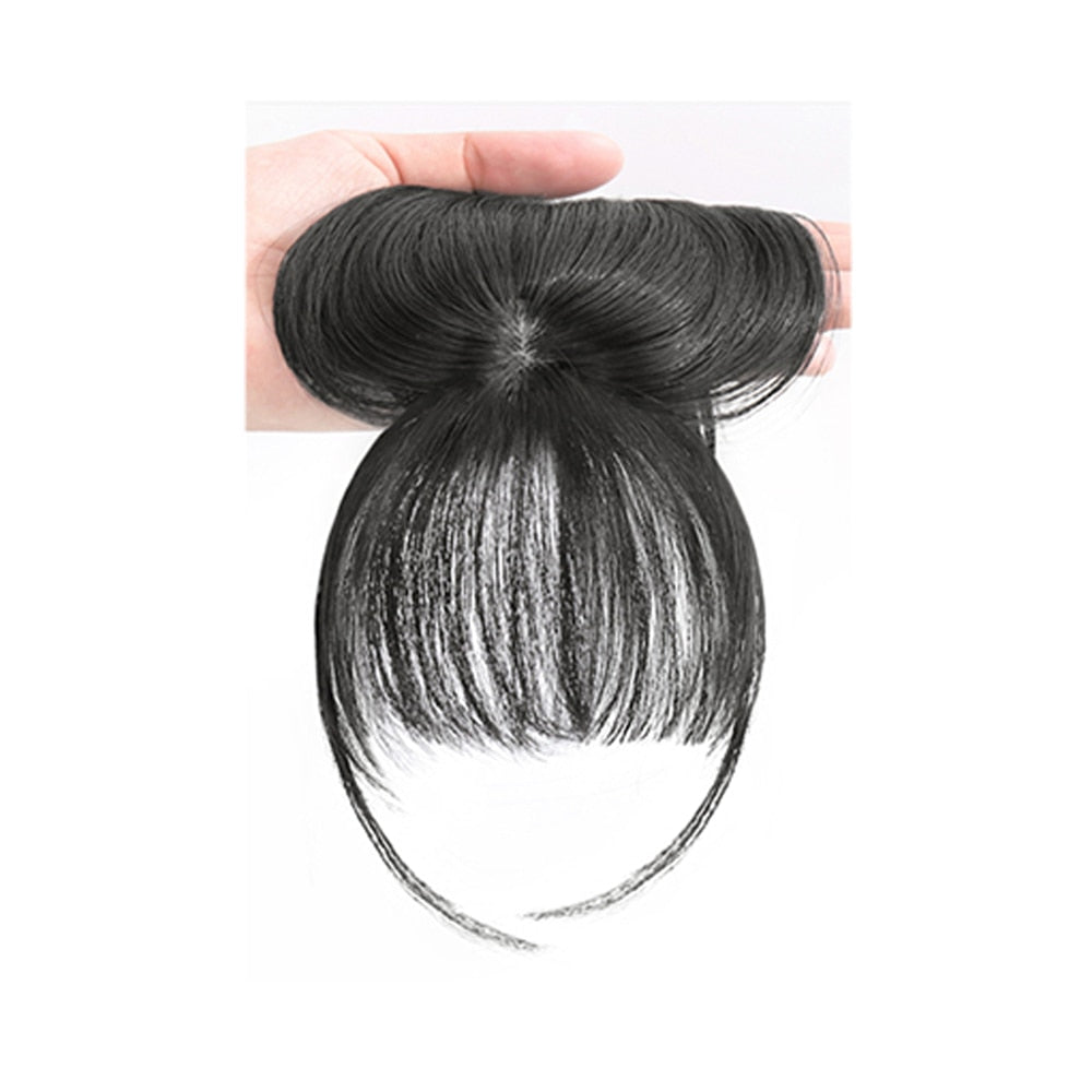 Easy Clip On Realistic Fake Fringe Hair Bangs