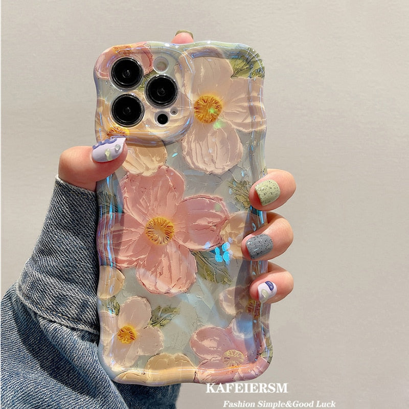 Beautiful Flower Design Phone Cover
