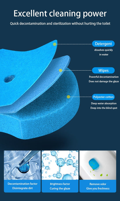 Long Handle Bathroom Toilet Cleaning Brush Set