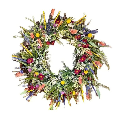 Delicate Flower Wreath for Indoor Decor