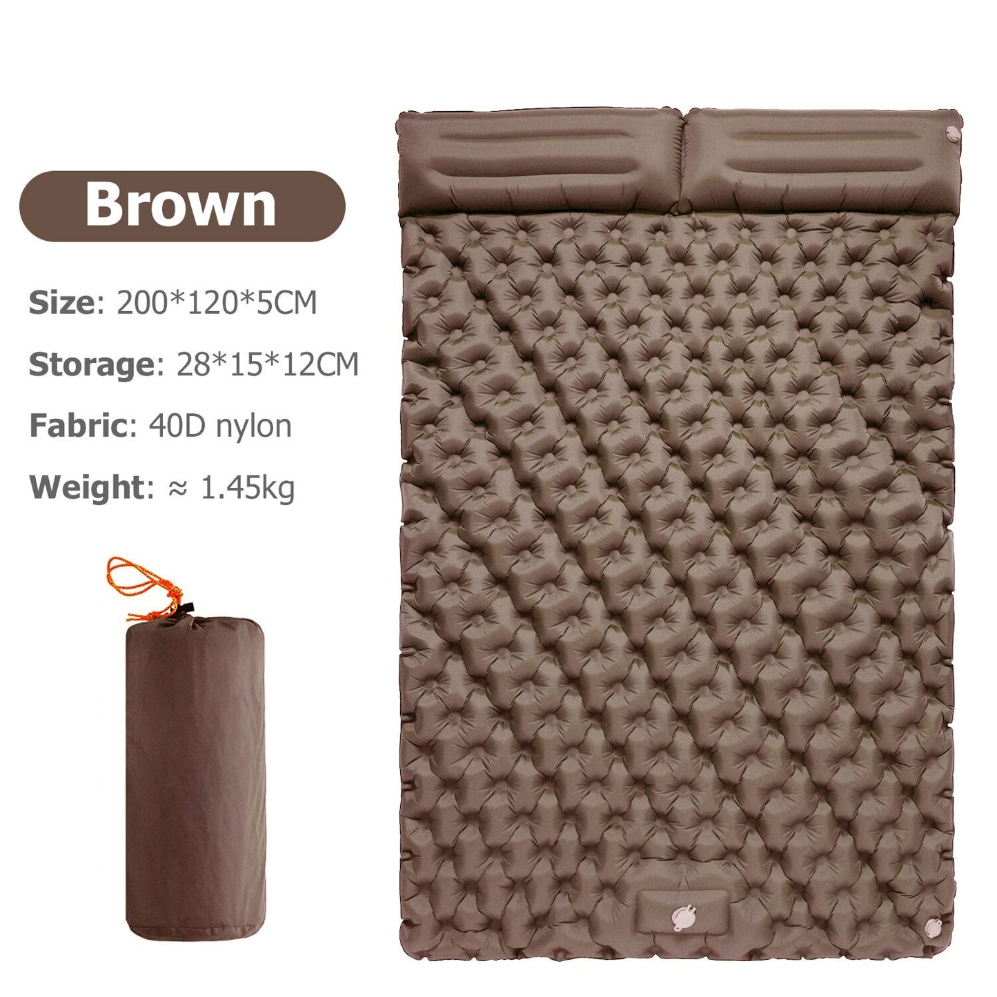 Soft Inflatable Camp Bed with Pillow